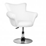Profesionali grožio salono kėdė GRACIJA, baltos spalvos