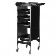 Professional hairdresser's trolley GABBIANO FX11-2, black color