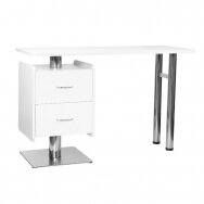 Professional manicure table for beauty salon MOD 6543, white