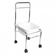 Professional pedicure bath for podological work with chrome frame DM-5077