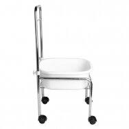 Professional pedicure bath for podological work with chrome frame DM-5077