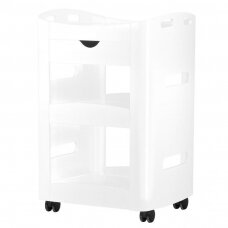 AZZURRO ITALY 989 Professional cosmetology trolley-cabinet, white color