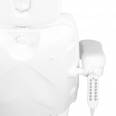 Профессиональное электрическое косметологическое кресло кровать AZZURRO 878, белый цвет (5 моторов)