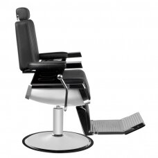 Profesionali barberio kėdė kirpykloms ir barbershopams HAIR SYSTEM ROYAL X, juodos spalvos