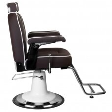 Profesionali barberio kėdė kirpykloms ir grožio salonams GABBIANO AMADEO, rudos spalvos