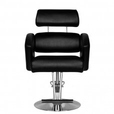 Профессиональное парикмахерское кресло HAIR SYSTEM HS02, черного цвета