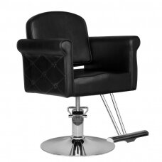 Профессиональное парикмахерское кресло HAIR SYSTEM HS69, черного цвета