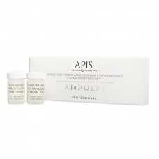 APIS PROFESSIONAL concentrate with TENS UP complex in ampoules for facial firmness and radiance, 5 x 5 ml.