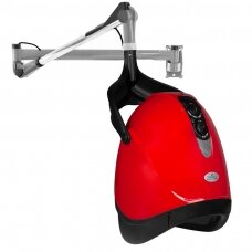 Professional hair dryer for hairdressers and beauty salons GABBIANO HOOD DX-201W, red color