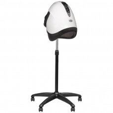 Professional hair dryer for hairdressers GABBIANO HOOD LX-201S with stand, white color