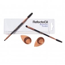 RefectoCil Browista Toolkit Brushes and containers for dyeing eyelashes 2 pcs.
