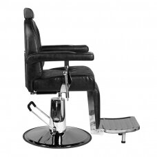 Профессиональное барберское кресло для парикмахерских и салонов красоты SM138, черного цвета
