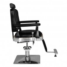 Профессиональное барберское кресло для парикмахерских и салонов красоты SM180, черного цвета