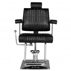 Профессиональное барберское кресло для парикмахерских и салонов красоты SM185, черного цвета