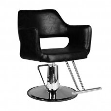 Профессиональное парикмахерское кресло HAIR SYSTEM SM339, черного цвета