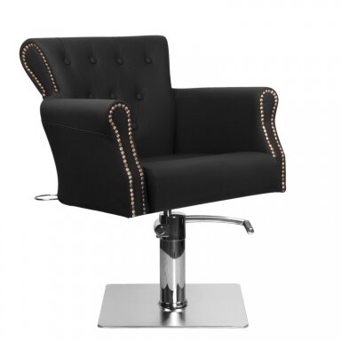 Professional hairdressing chair HAIR SYSTEM BER 8541, black Professional hairdressing chair HAIR SYSTEM BER 8541, black