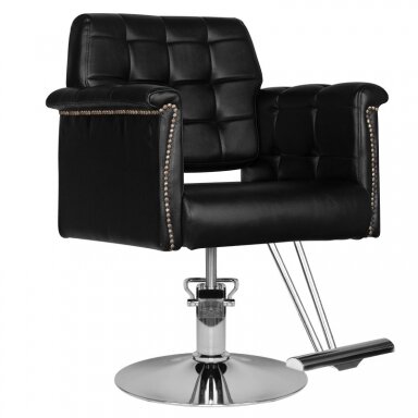 Professional hairdressing chair HAIR SYSTEM HS48, black Professional hairdressing chair HAIR SYSTEM HS48, black