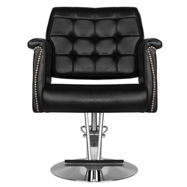 Professional hairdressing chair HAIR SYSTEM HS48, black Professional hairdressing chair HAIR SYSTEM HS48, black
