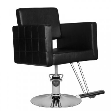 Профессиональное парикмахерское кресло HAIR SYSTEM HS33, чёрного цвета Профессиональное парикмахерское кресло HAIR SYSTEM HS33, чёрного цвета