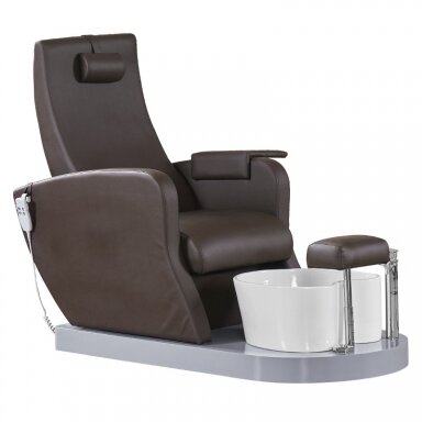 Professional electric podological SPA chair for pedicure procedures AZZURRO 016, brown color Professional electric podological SPA chair for pedicure procedures AZZURRO 016, brown color