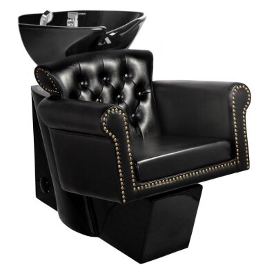Professional sink for hairdressers and barbers GABBIANO BERLIN, black Professional sink for hairdressers and barbers GABBIANO BERLIN, black