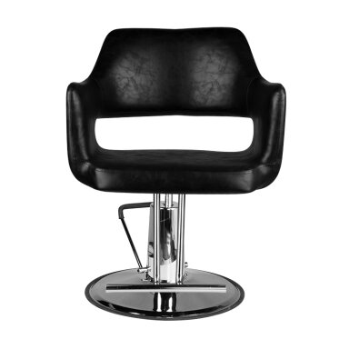 Professional haircut chair HAIR SYSTEM SM339, black color Professional haircut chair HAIR SYSTEM SM339, black color