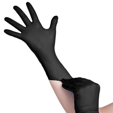 ALL4MED disposable nitrile gloves BLACK L 1 ALL4MED disposable nitrile gloves BLACK L 1