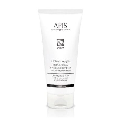 APIS detoksikuojanti gelio kaukė su bambuko anglimi ir jonizuotu sidabru, 200 ml APIS detoksikuojanti gelio kaukė su bambuko anglimi ir jonizuotu sidabru, 200 ml