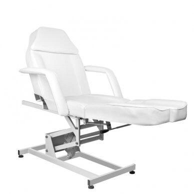 Профессиональное электрическое кресло для педикюра AZZURRO 673AS, белое (1 мотор) 2