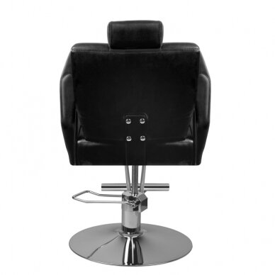 Profesionali kirpyklos ir barberių kėdė HAIR SYSTEM 0-179, juodos spalvos 2