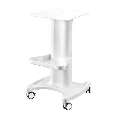 Profesionalus kosmetologinis vežimėlis - staliukas įrangai MOD 050, pieno spalvos