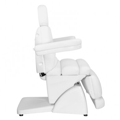 Profesionali elektrinė kosmetologinė lova-kėdė-gultas AZZURRO 878, baltos spalvos (5 varikliai) 14