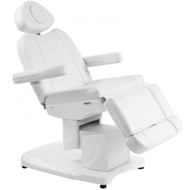 Professional electric cosmetology chair AZZURRO 708A, white, heated ( 4 motor)