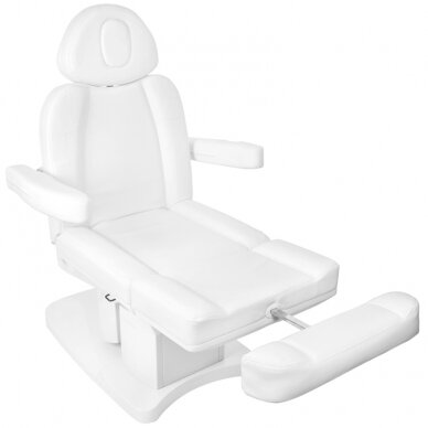 Profesionali elektrinė kosmetologinė kėdė su šildymo funkcija AZZURRO 708A, baltas (4 motorai) 4