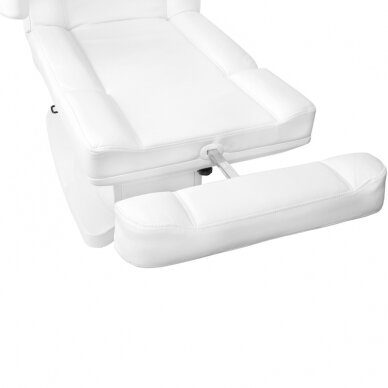 Profesionali elektrinė kosmetologinė kėdė su šildymo funkcija AZZURRO 708A, baltas (4 motorai) 6