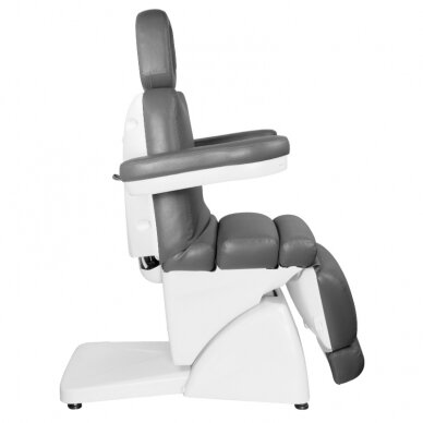 Profesionali elektrinė kosmetologinė kėdė-lova-gultas AZZURRO 878, pilkos spalvos (5 varikliai) 6