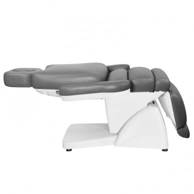 Professional electric cosmetology chair-bed-lounger AZZURRO 878, gray (5 motors) 7