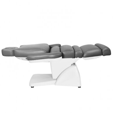 Professional electric cosmetology chair-bed-lounger AZZURRO 878, gray (5 motors) 8