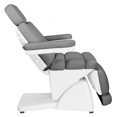 Professional electric cosmetology chair-bed-lounger AZZURRO 878, gray (5 motors) 9