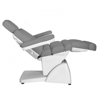 Professional electric cosmetology chair-bed-lounger AZZURRO 878, gray (5 motors) 12