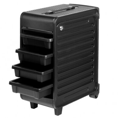 Professional barber trolley for hairdressers GABBIANO 227, black color 5