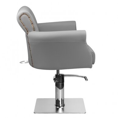Professional hairdressing chair HAIR SYSTEM BER 8541, grey 1 Professional hairdressing chair HAIR SYSTEM BER 8541, grey 1