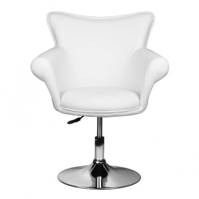 Профессиональное парикмахерское кресло GRACIJA, белого цвета 2