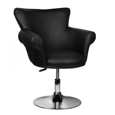 Professional hairdressing chair GRACIJA, black color