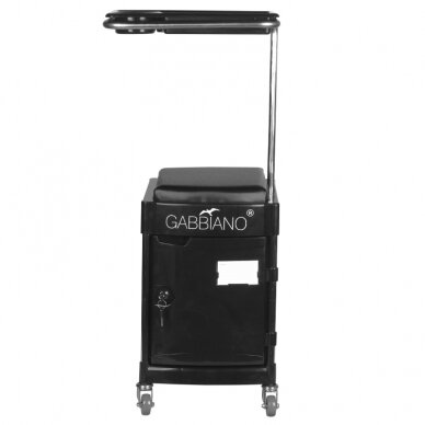 Professional trolley - chair for podiatric work 23 PLUS, black 2