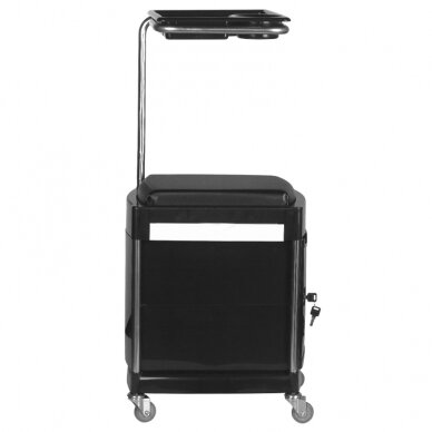 Professional trolley - chair for podiatric work 23 PLUS, black 4