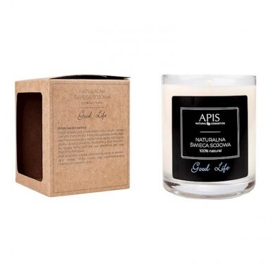 APIS natural soy aromatherapy candle for massages GOOG LIFE, 220 g.