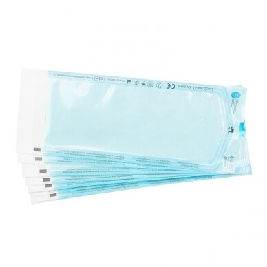 ALL4MED envelopes for autoclaving or storage of sterilized instruments, 90mm X 135 mm. 200 pcs. 2
