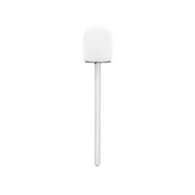 EXO PROFESSIONAL abrazyviniai antgaliai pedikiūro procedūroms 13mm/#80, 10 vnt. HARD CAP WHITE EXO PROFESSIONAL abrazyviniai antgaliai pedikiūro procedūroms 13mm/#80, 10 vnt. HARD CAP WHITE