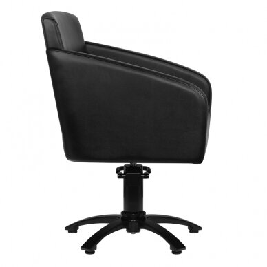 Profesionali kirpyklos kėdė BERGEN, juodos spalvos 1